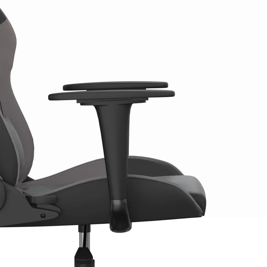 Chaise de jeu Noir et gris Similicuir - 10
