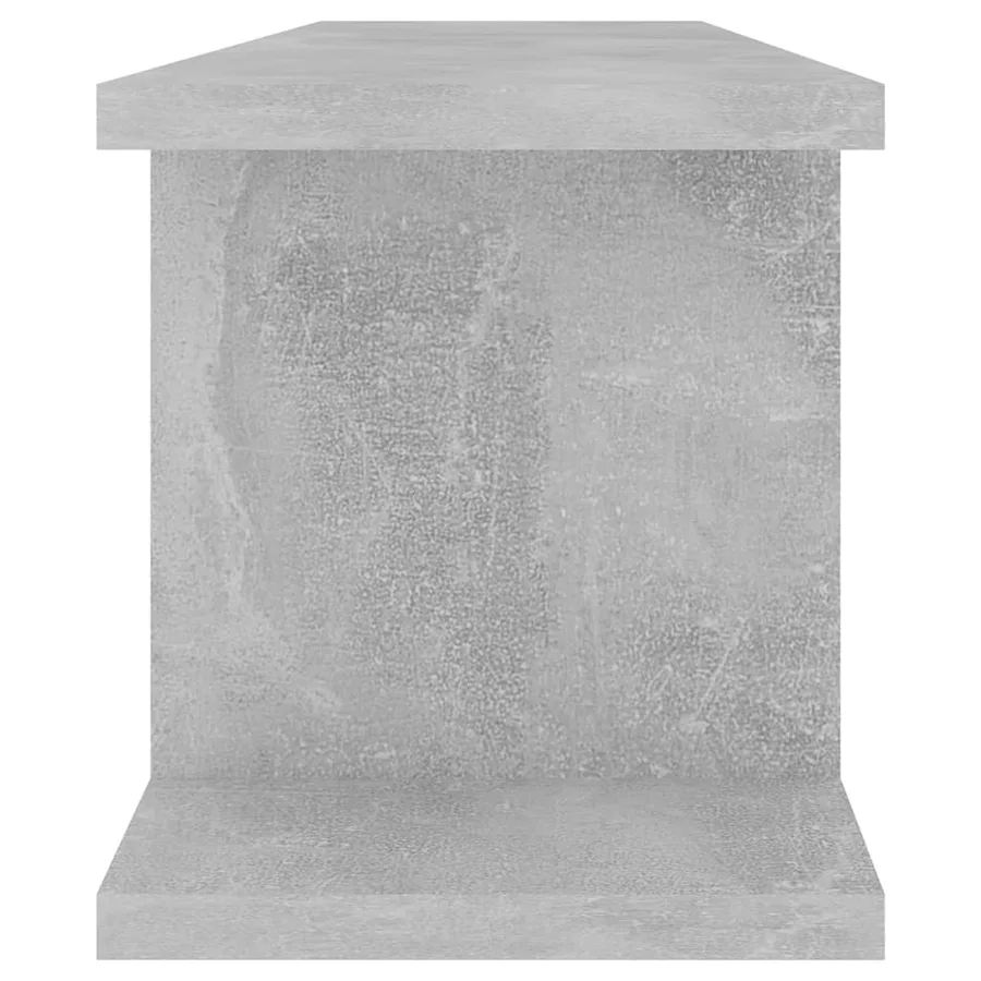Étagères murales 2 pcs Gris béton 75x18x20 cm bois d'ingénierie - 6