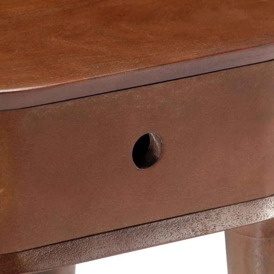 Table de chevet 50x35x55 cm en bois d'acacia massif - 5