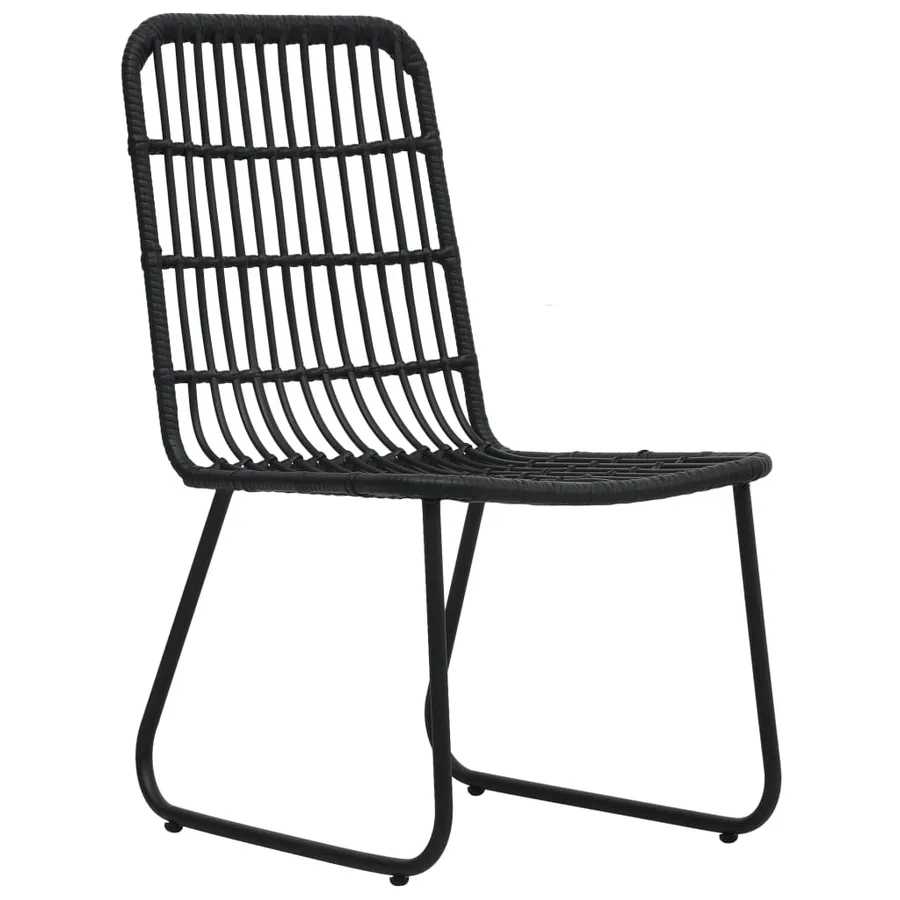 Ensemble à manger d'extérieur 9 pcs résine tressée et verre - 4