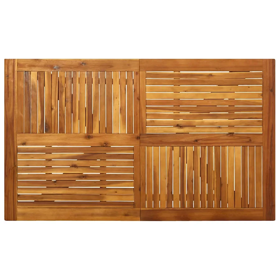 Ensemble à manger de jardin 7 pcs Noir - 5