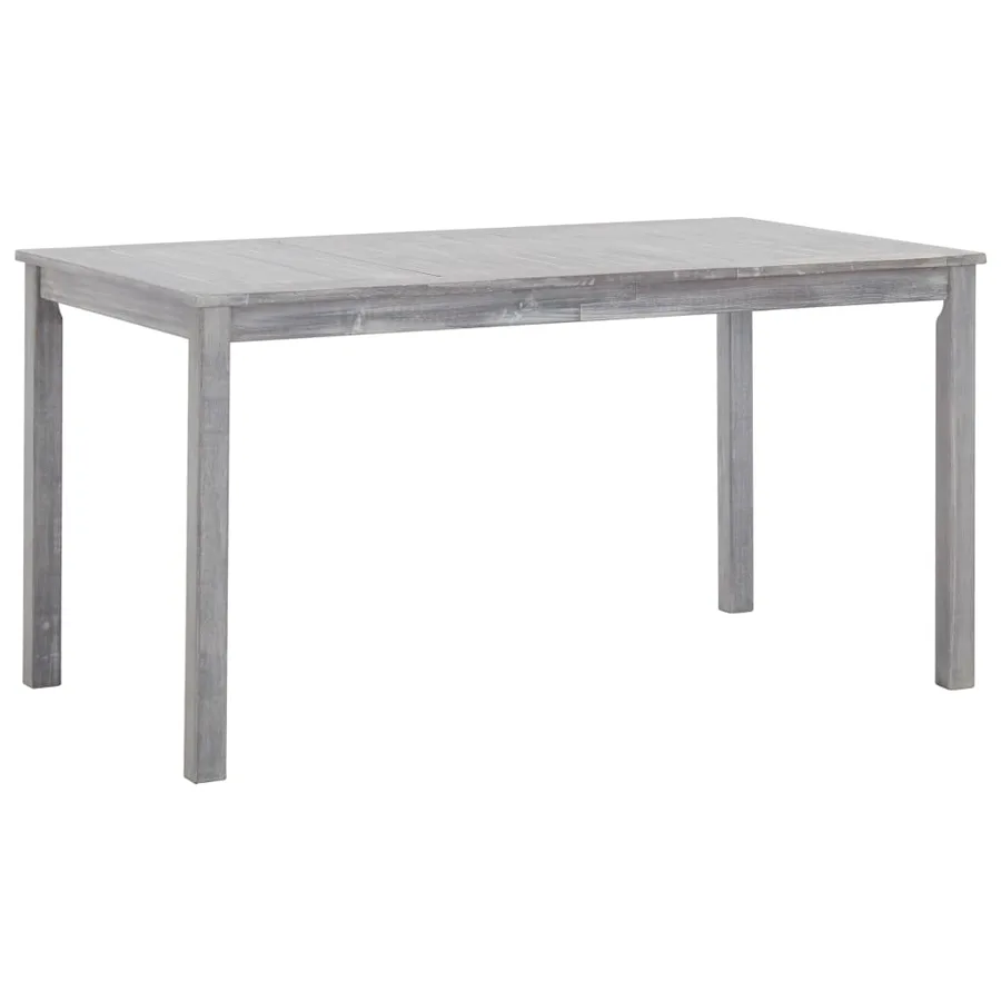 Ensemble à manger d'extérieur 7 pcs bois d'acacia massif - 2