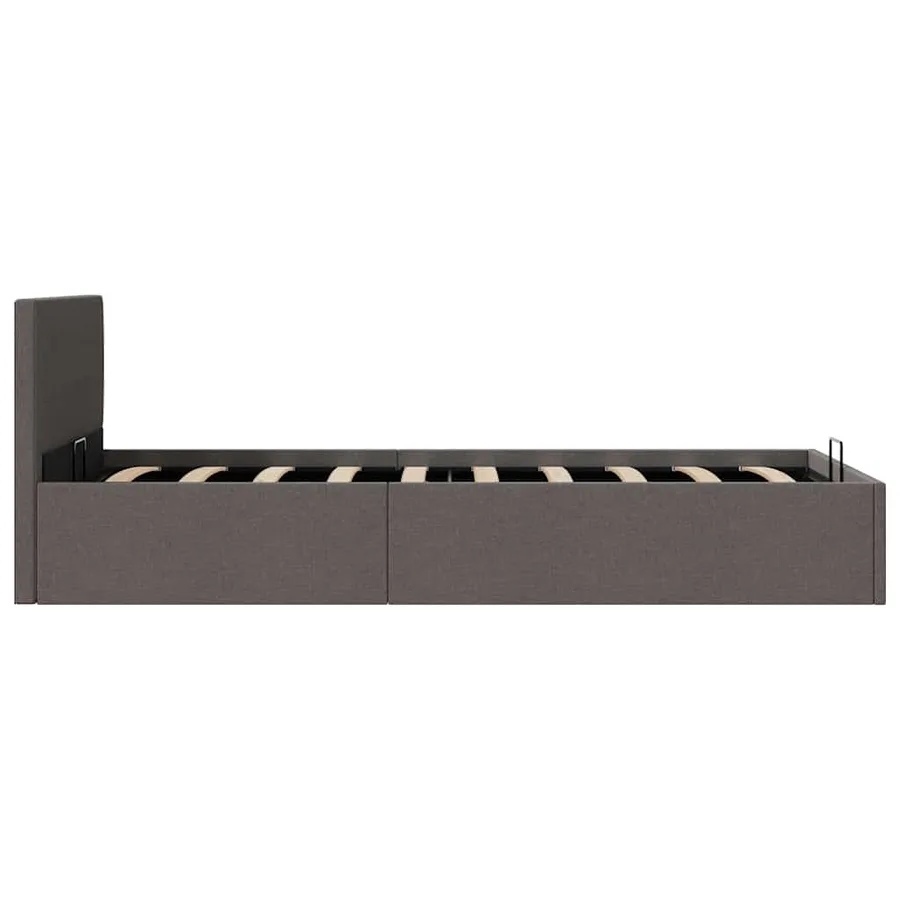 Cadre de lit à rangement hydraulique sans matelas 90x200 cm - 5
