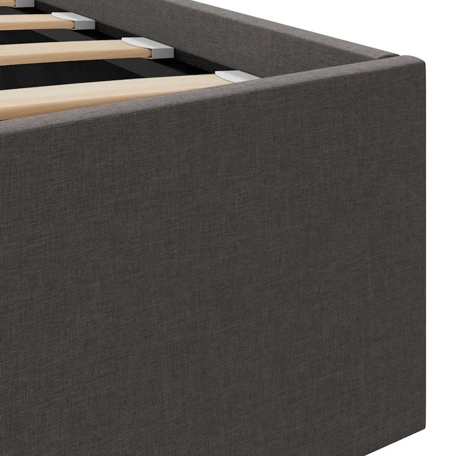 Cadre de lit à rangement hydraulique sans matelas 90x200 cm - 8
