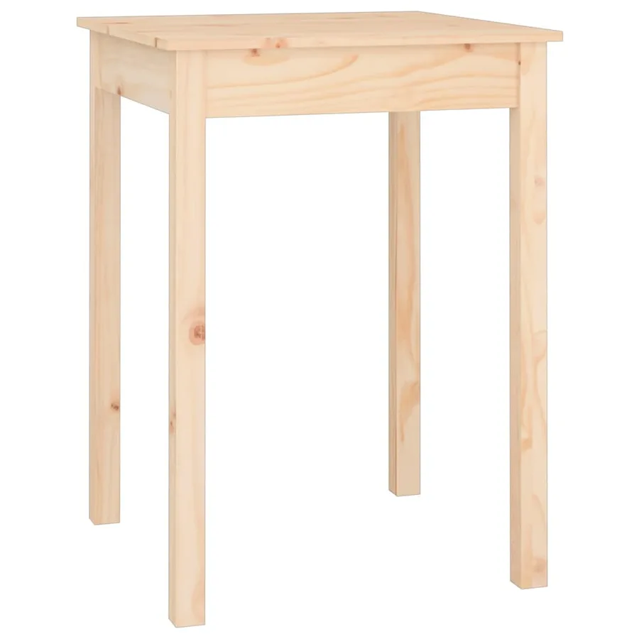 Table à manger 55x55x75 cm Bois massif de pin - 2