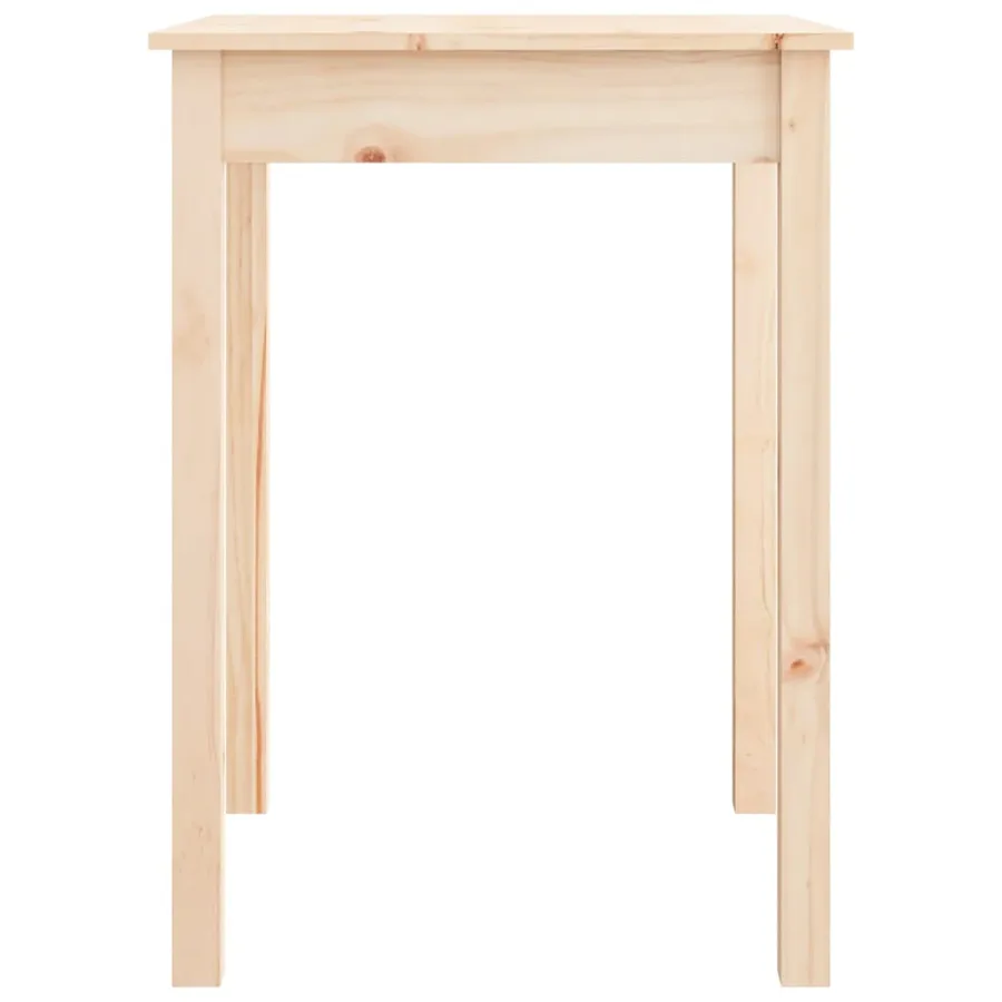 Table à manger 55x55x75 cm Bois massif de pin - 3