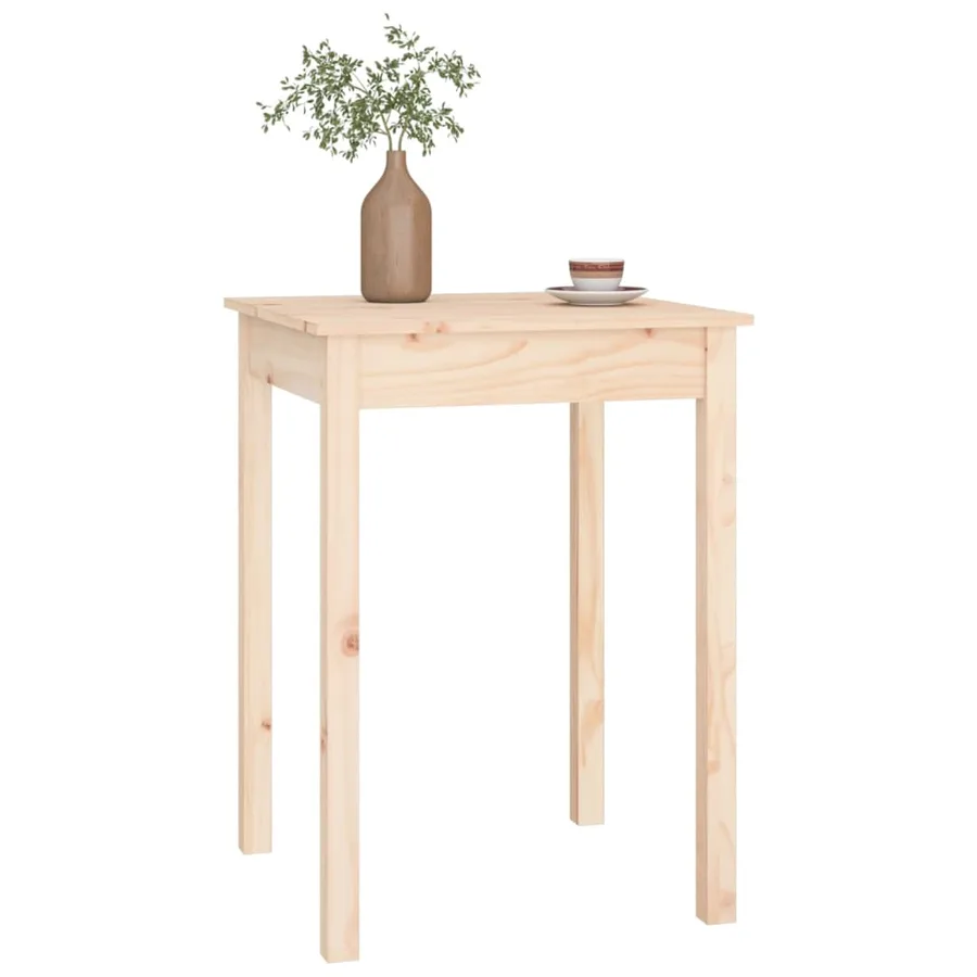 Table à manger 55x55x75 cm Bois massif de pin - 6