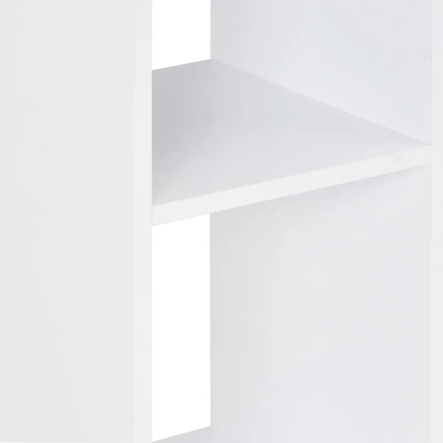 Table de bar Blanc et chêne Sonoma 60x60x110 cm - 5