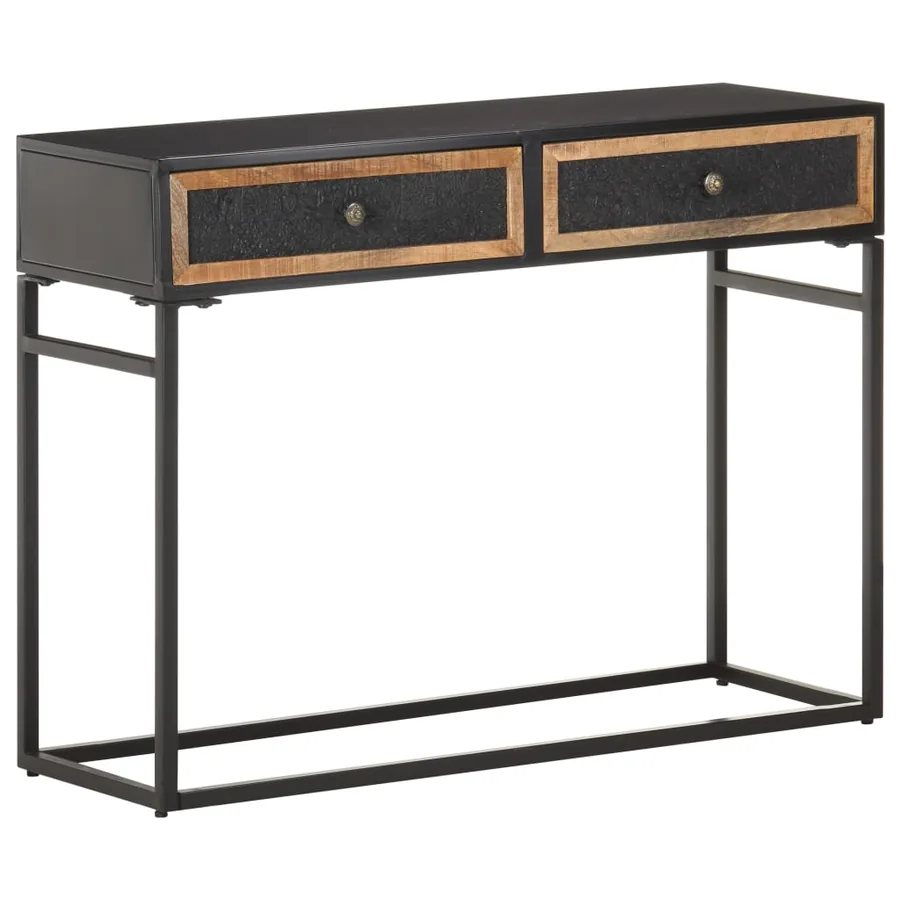 Table console 100x35x75 cm Bois de manguier massif