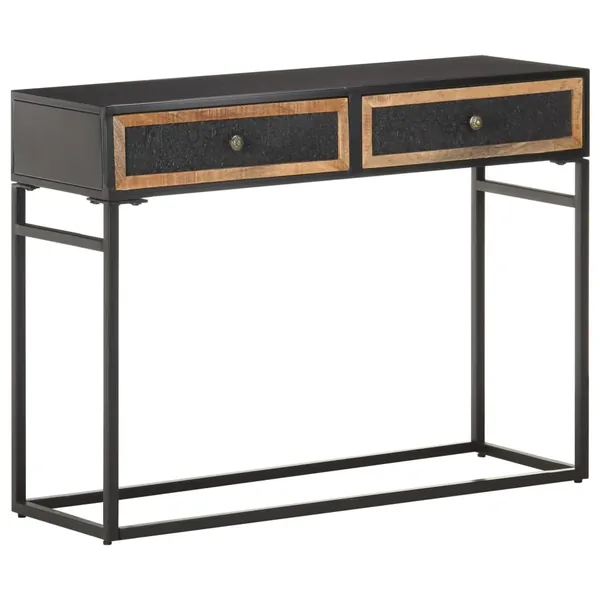 Table console 100x35x75 cm Bois de manguier massif