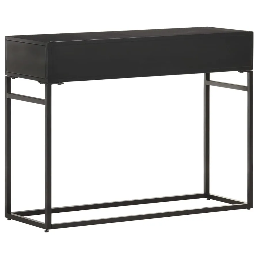 Table console 100x35x75 cm Bois de manguier massif - 4