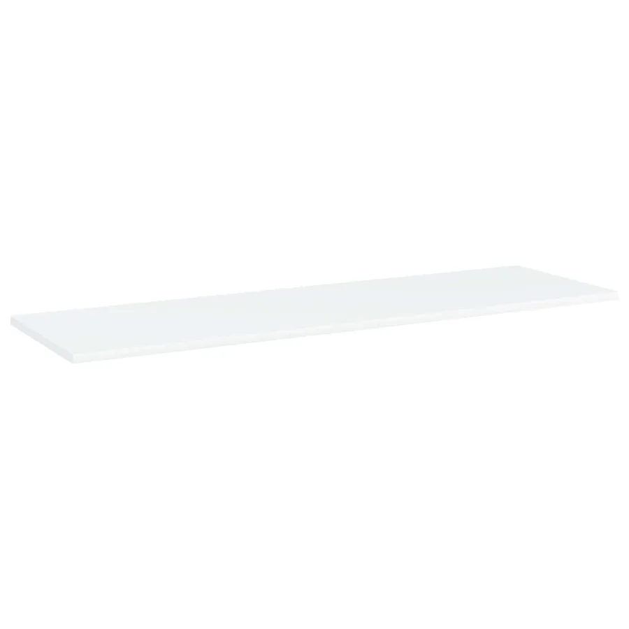 Panneaux de bibliothèque 8 pcs Blanc 100x30x1,5 cm Aggloméré - 2