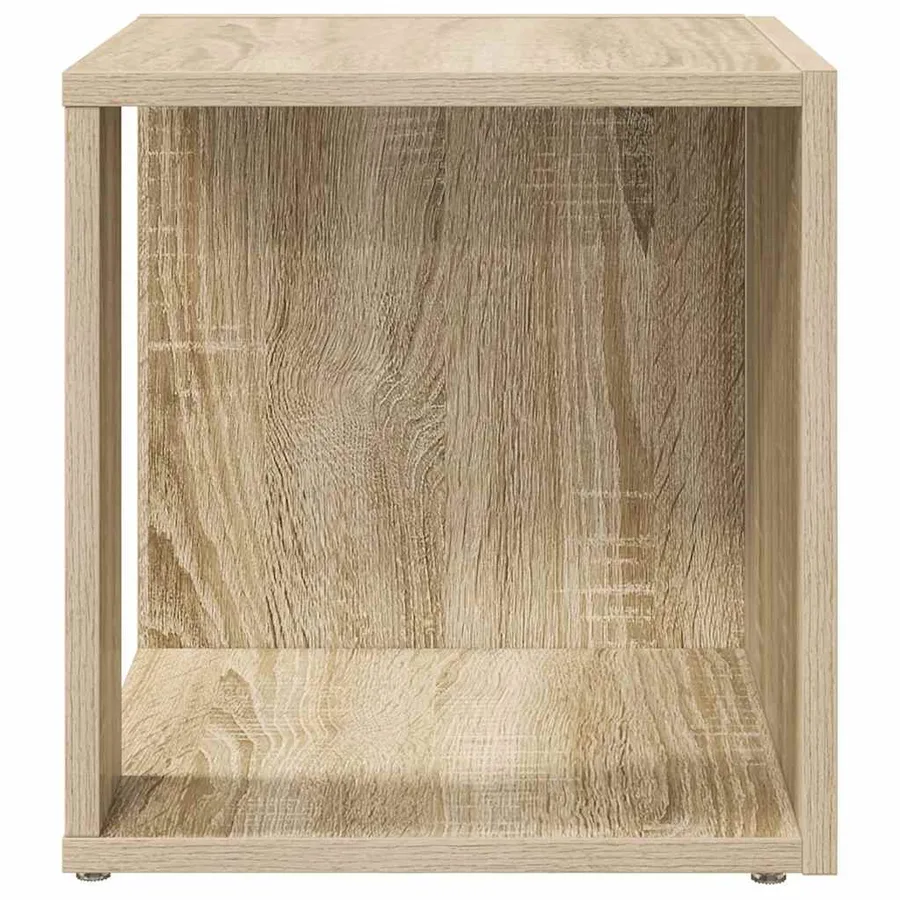 Table d'appoint Chêne sonoma 33x33x34,5 cm Aggloméré - 3