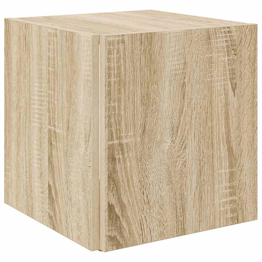 Table d'appoint Chêne sonoma 33x33x34,5 cm Aggloméré - 5