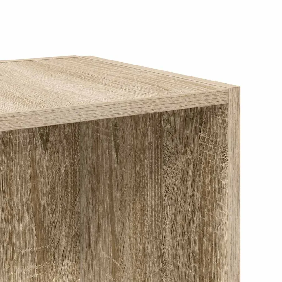 Table d'appoint Chêne sonoma 33x33x34,5 cm Aggloméré - 7