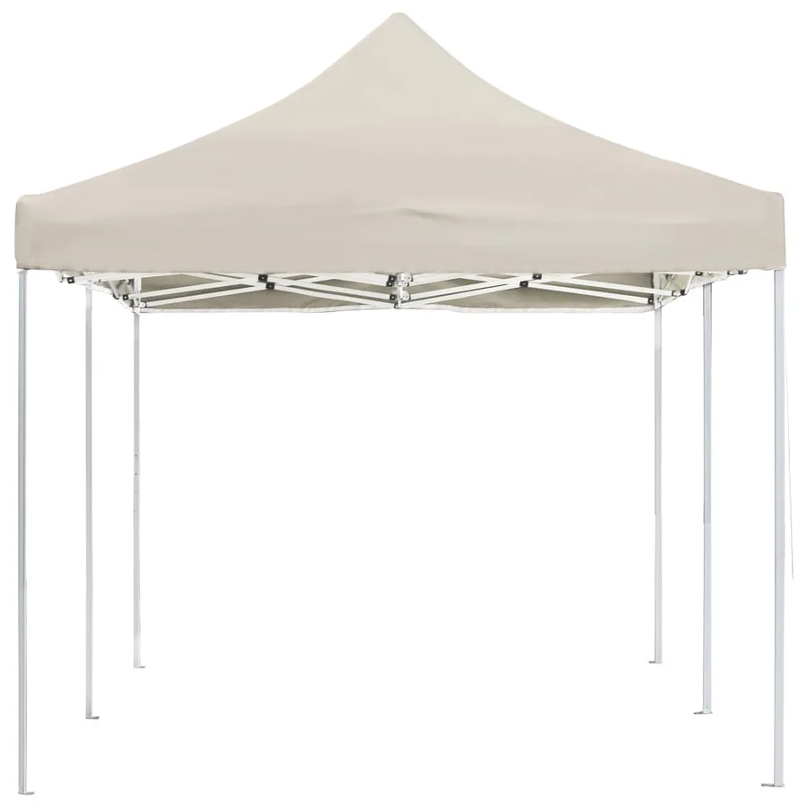 Tente de réception pliable Aluminium 6 x 3 m Crème - 4