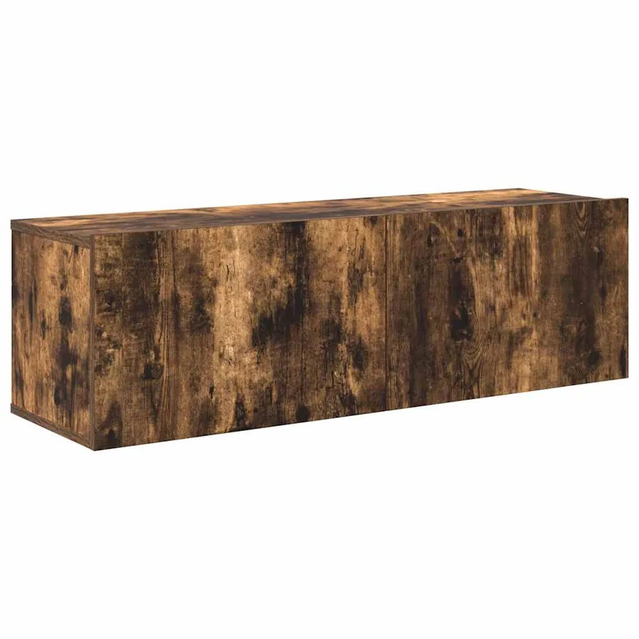 Ensemble de meubles TV 3 pcs Chêne fumé Bois d'ingénierie - 5