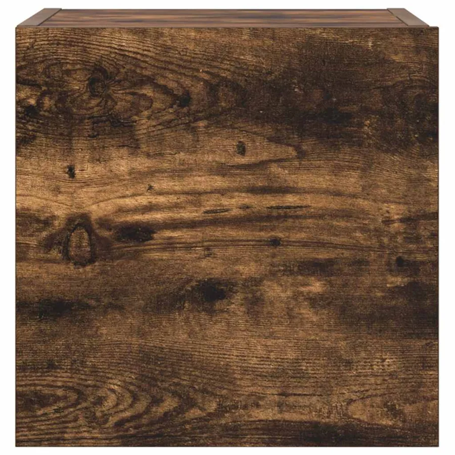 Ensemble de meubles TV 3 pcs Chêne fumé Bois d'ingénierie - 9