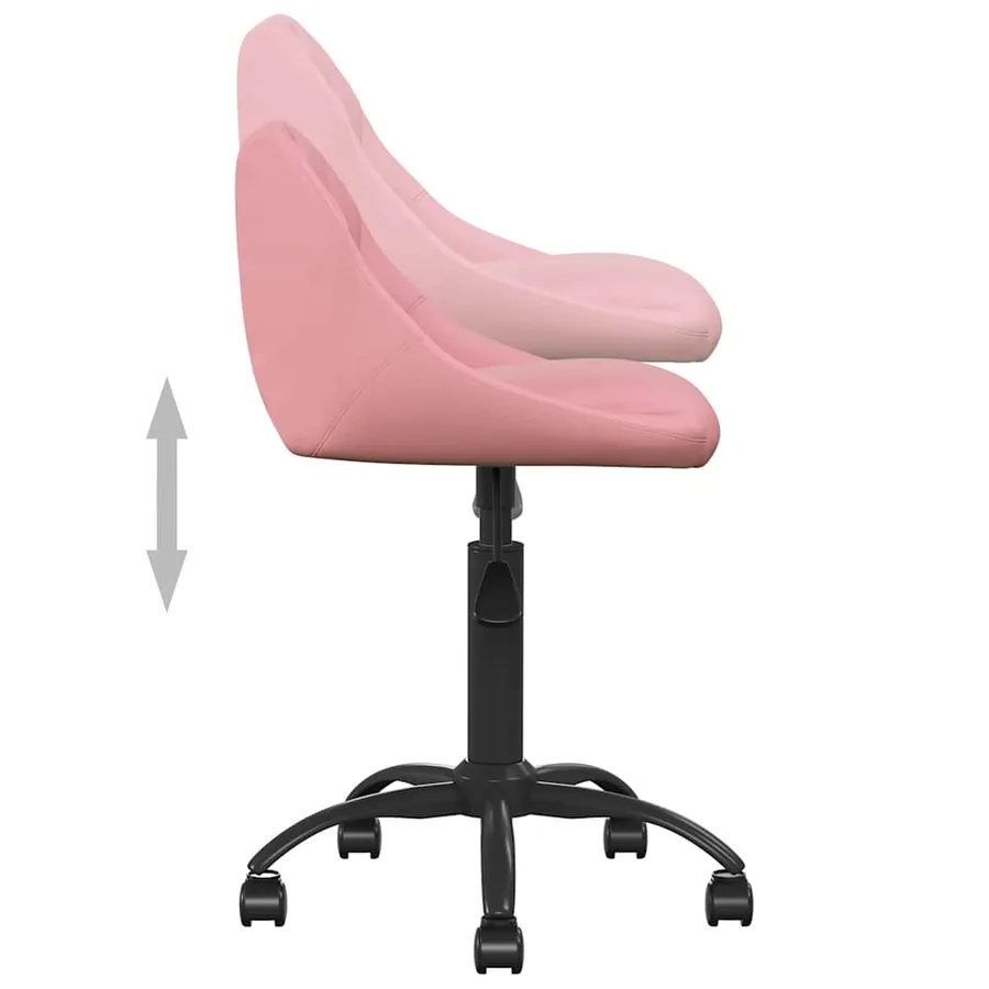 Chaise à manger Rose Velours - 6