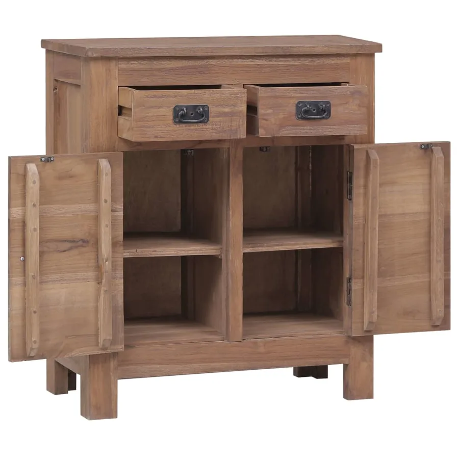 Buffet 65x30x75 cm Bois de teck massif - 5