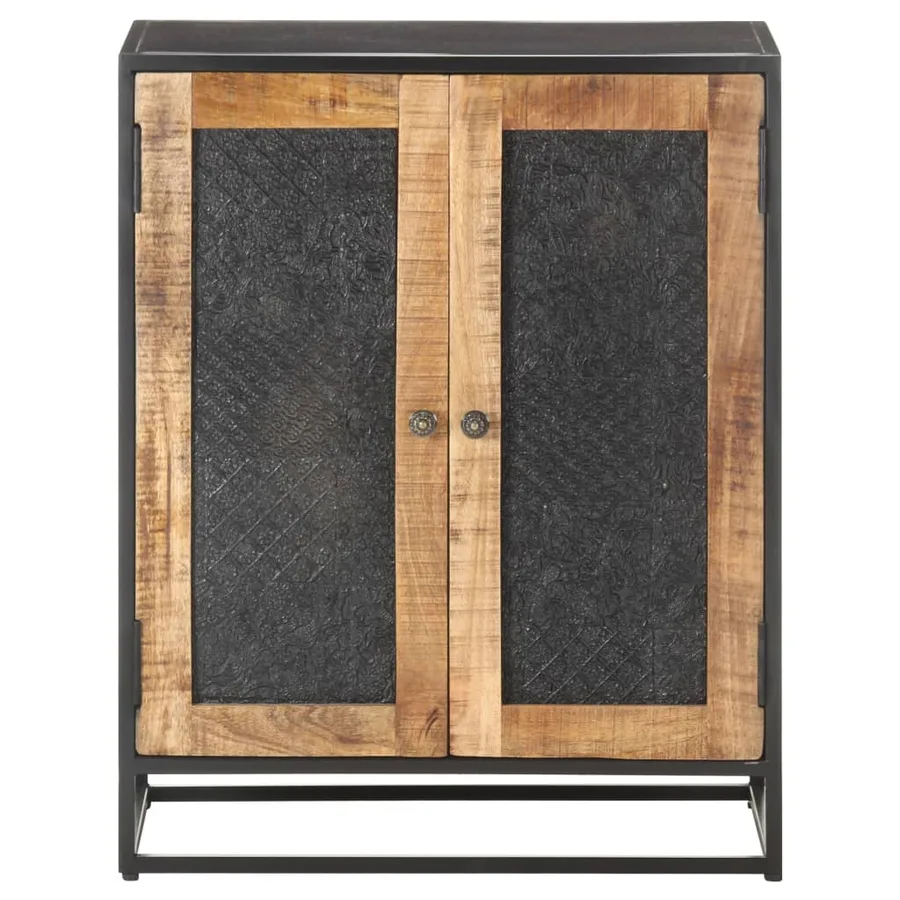 Buffet 60x35x75 cm Bois de manguier brut - 2