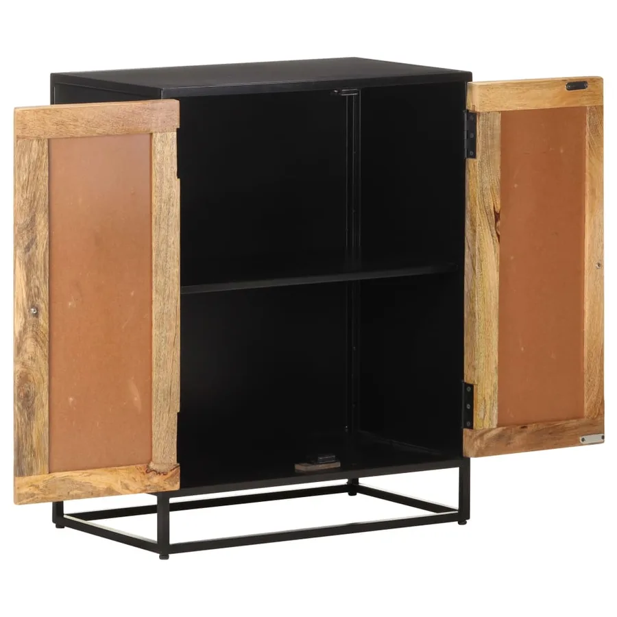 Buffet 60x35x75 cm Bois de manguier brut - 3