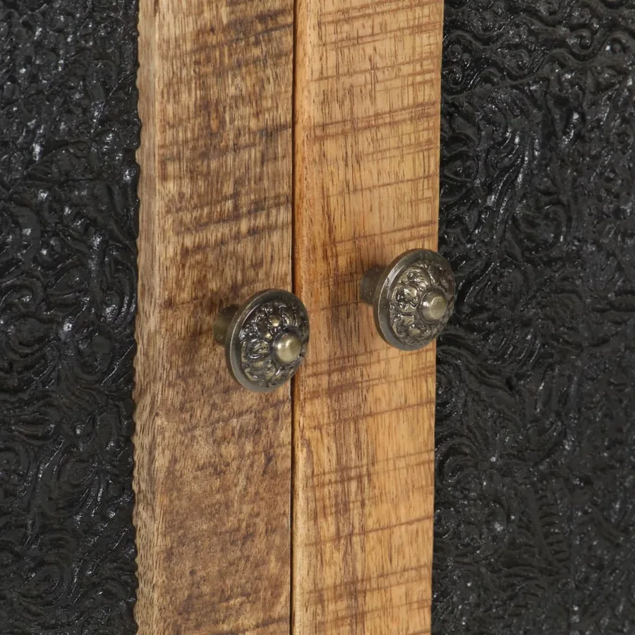 Buffet 60x35x75 cm Bois de manguier brut - 5
