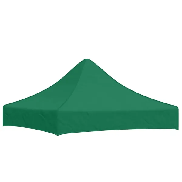 Toit de tente de réception 2x2 m Vert 270 g/m²