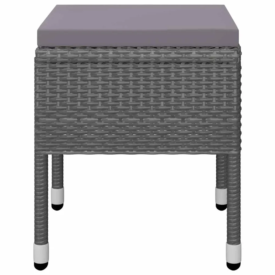 Ensemble à manger de jardin 5 pcs Gris - 12