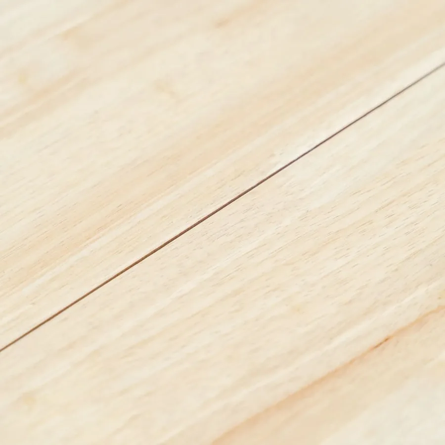 Table à manger Blanc et marron 106 cm Bois d'hévéa massif - 4