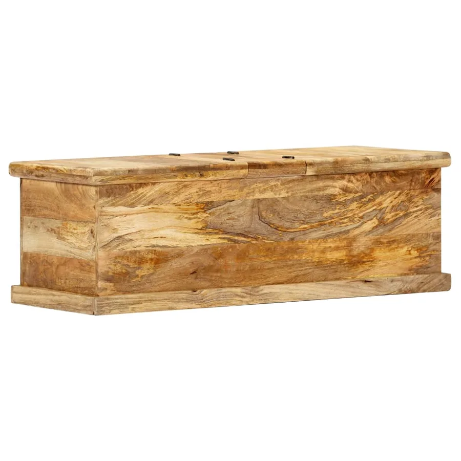 Table basse 100x50x35 cm Bois de manguier massif - 4