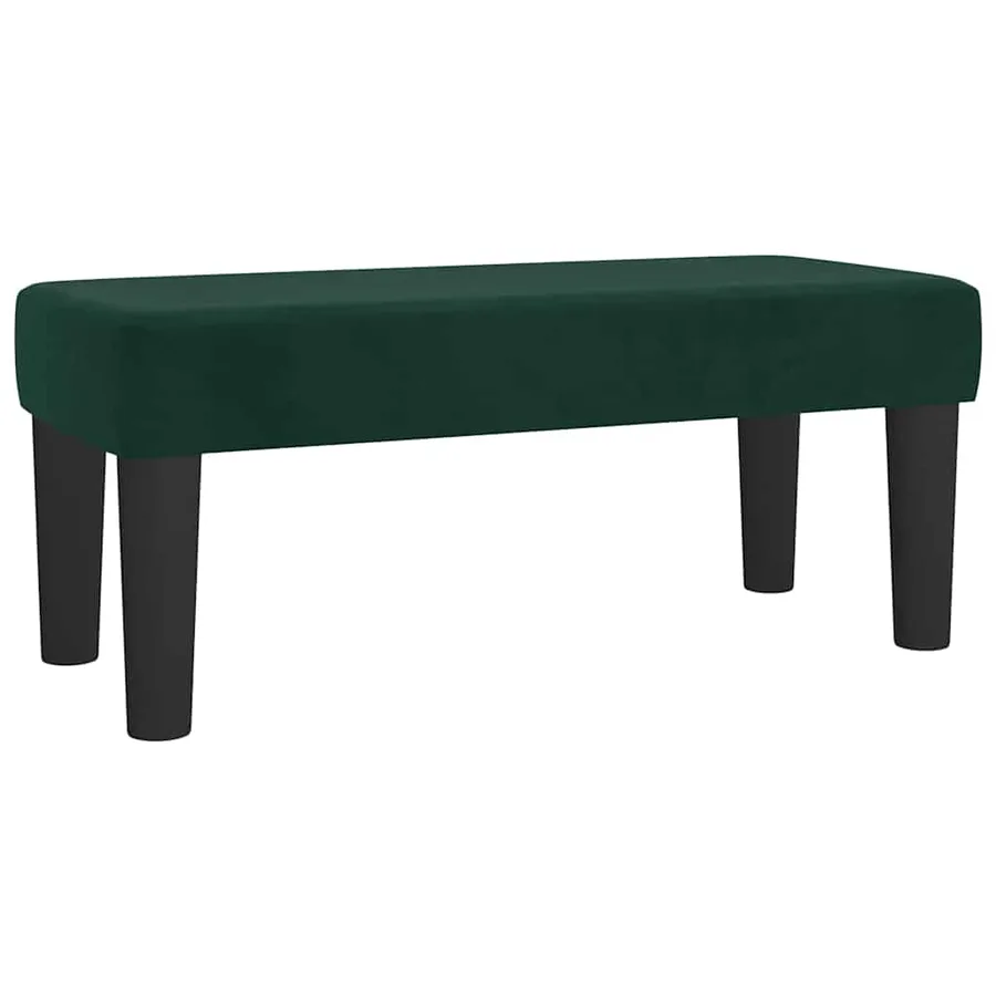 Sommier à lattes de lit avec matelas Vert foncé 90x200 cm - 7