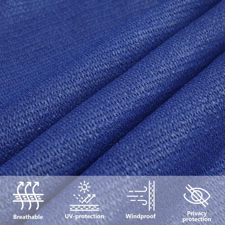 Voile d'ombrage 160 g/m² Bleu 2x3 m PEHD - 11