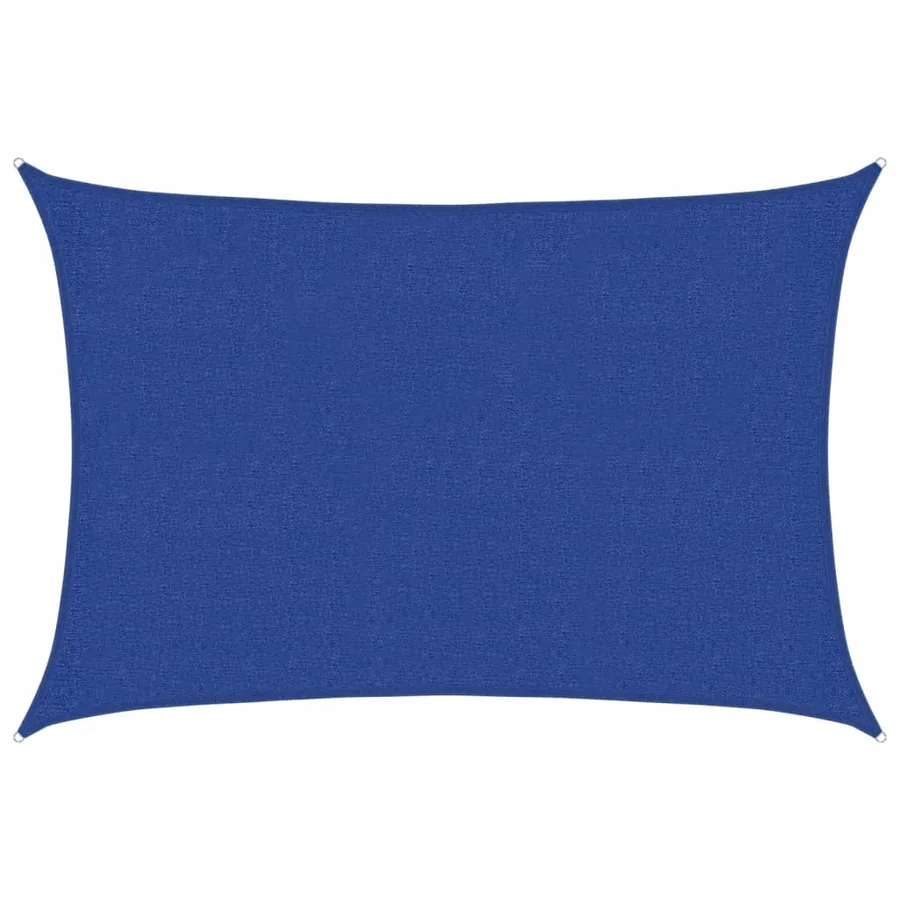 Voile d'ombrage 160 g/m² Bleu 2x3 m PEHD - 2