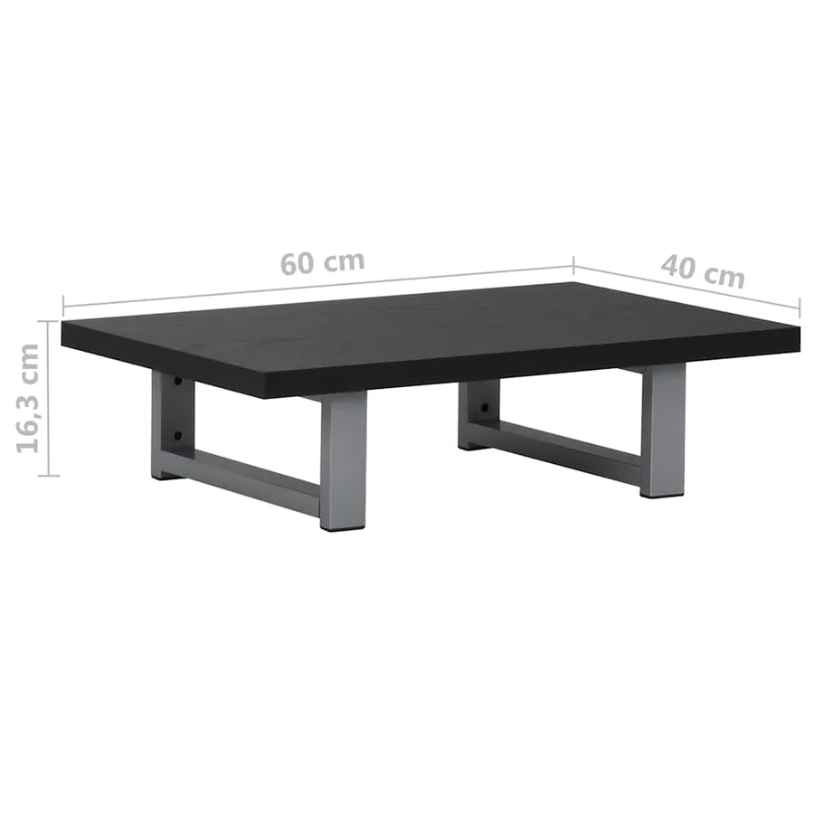 Meuble de salle de bain en deux pièces Céramique Noir - 15