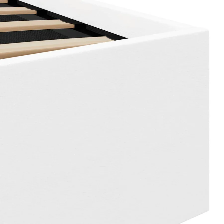 Cadre de lit à rangement hydraulique sans matelas avec LED - 10