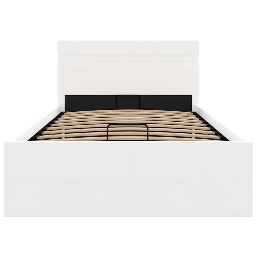 Cadre de lit à rangement hydraulique sans matelas avec LED - 6