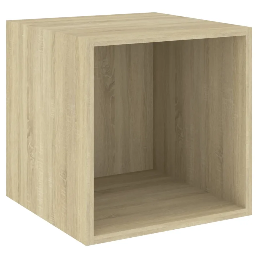 Ensemble de meubles TV 2 pcs Chêne sonoma Bois d'ingénierie - 4