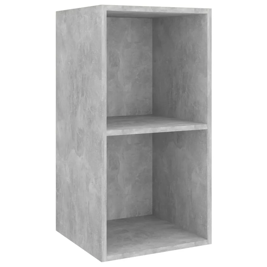 Ensemble de meubles TV 4 pcs Gris béton Bois d'ingénierie - 4