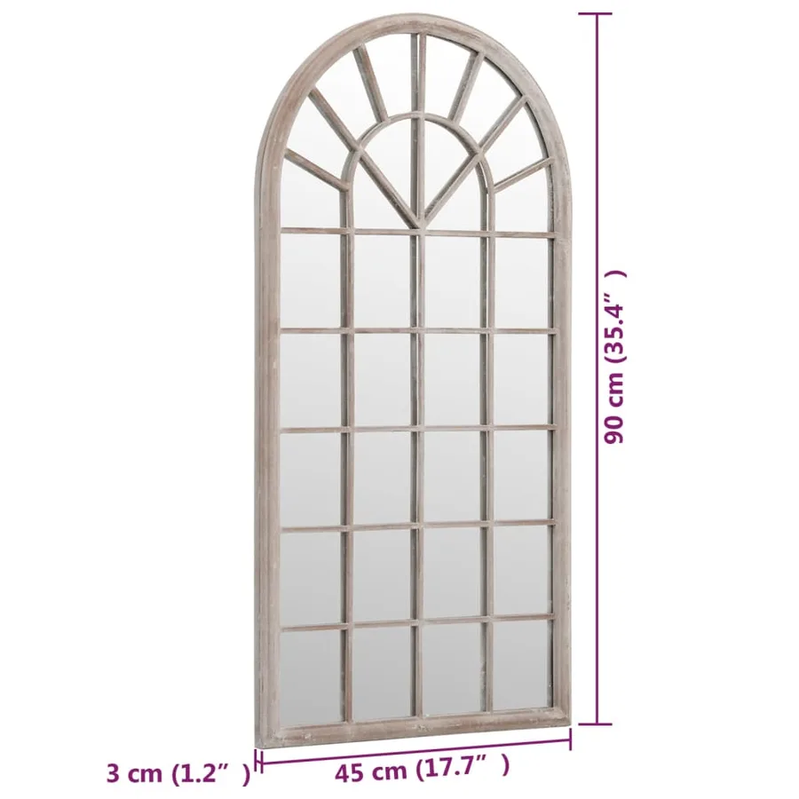 Miroir Sable 90x45 cm Fer pour utilisation à l'intérieur - 6