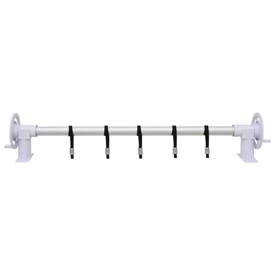 Rouleau de couverture de piscine avec base en plastique - 2
