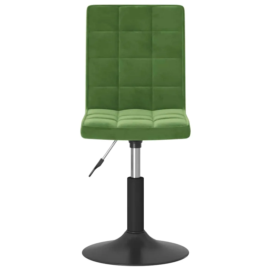 Chaises pivotantes à manger lot de 2 vert foncé velours - 4