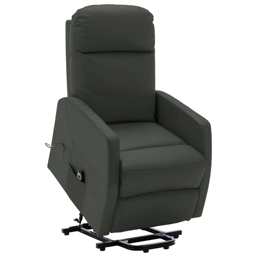 Fauteuil Anthracite Similicuir