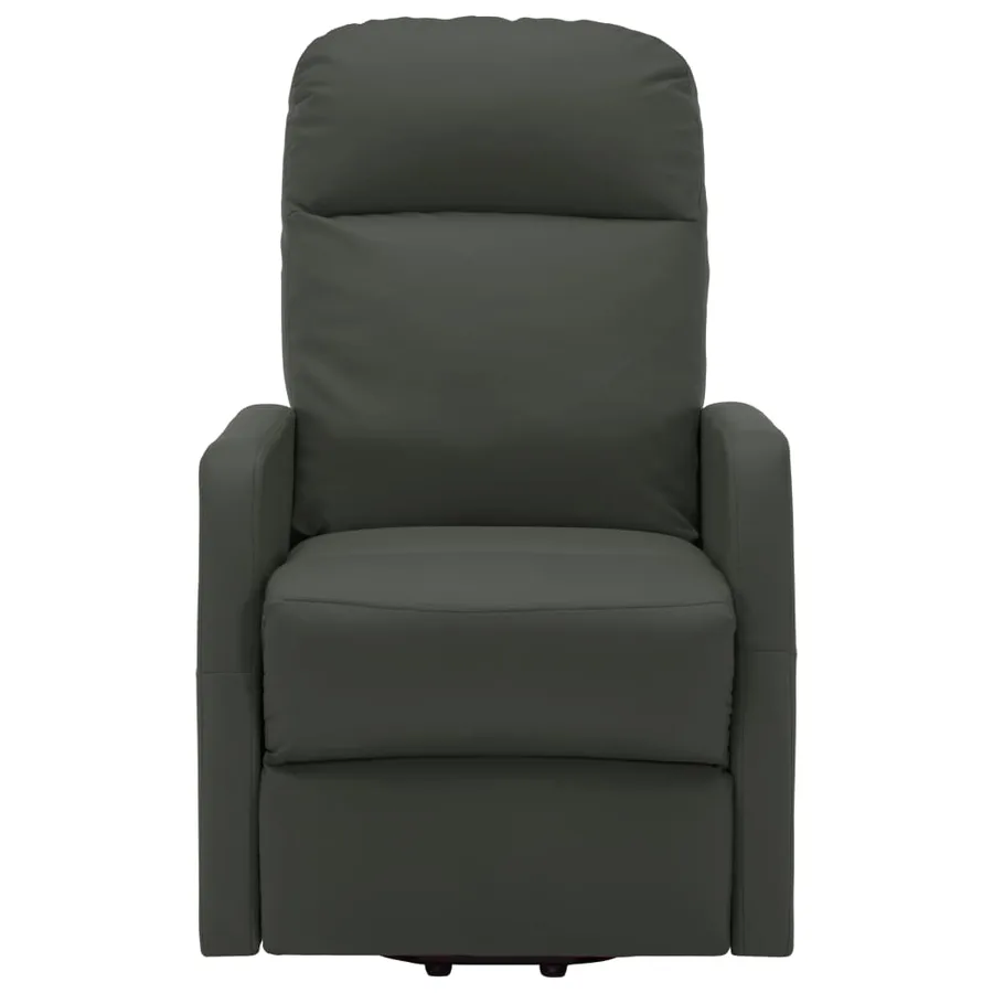 Fauteuil Anthracite Similicuir - 3