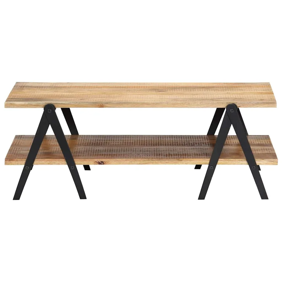 Table basse 115x60x40 cm Bois de manguier massif - 3