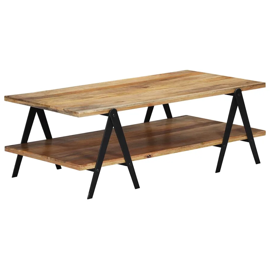 Table basse 115x60x40 cm Bois de manguier massif - 8