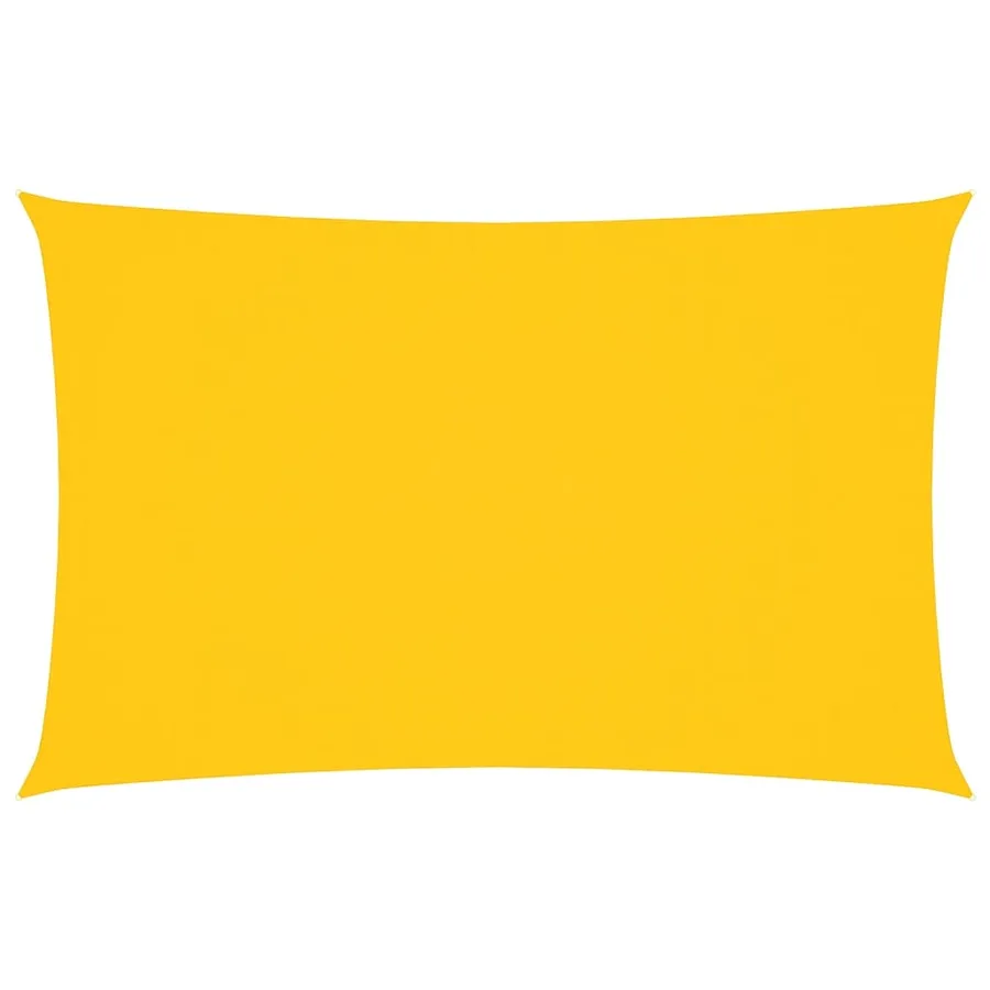 Voile de parasol Tissu Oxford rectangulaire 5x8 m Jaune - 2