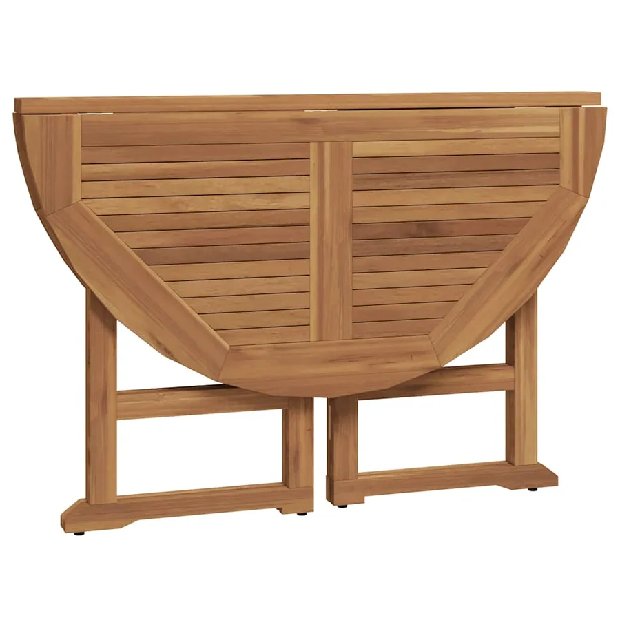 Ensemble à dîner d'extérieur pliable 5 pcs Bois solide de teck - 6