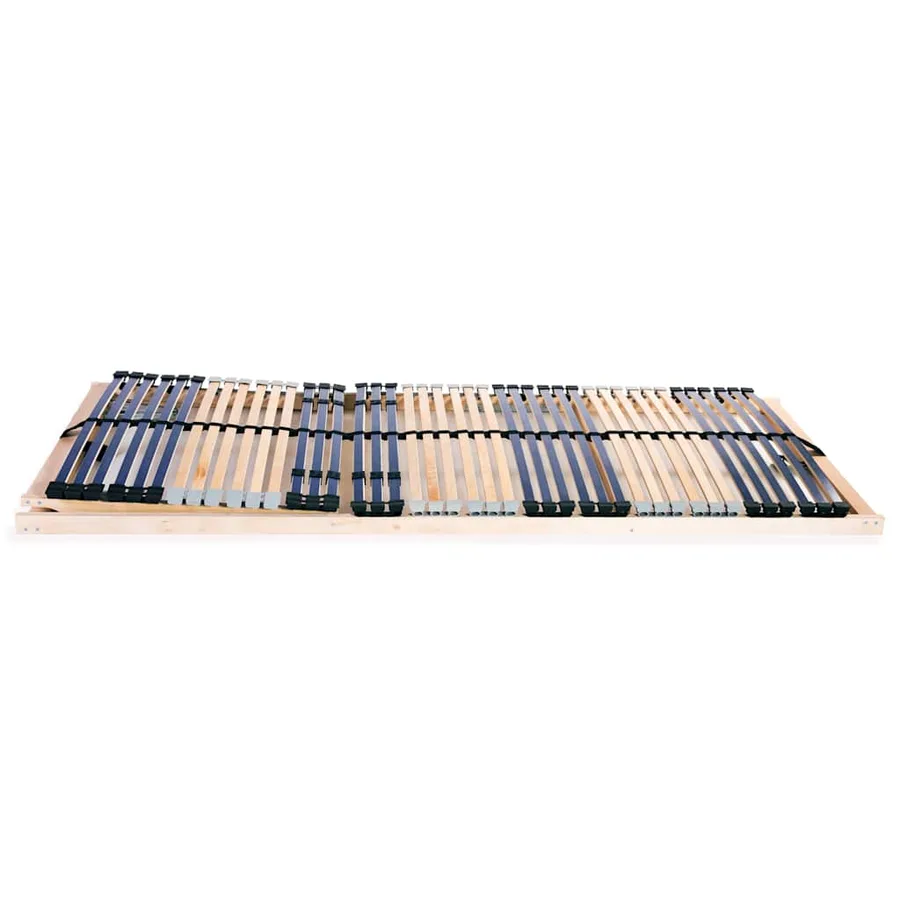 Sommier à lattes sans matelas avec 42 lattes 7 zones 80x200 cm - 3