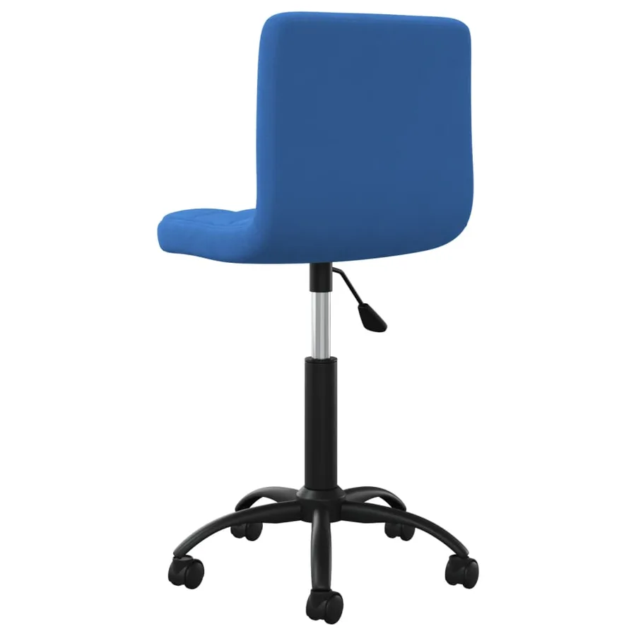 Chaise pivotante de salle à manger Bleu Velours - 5